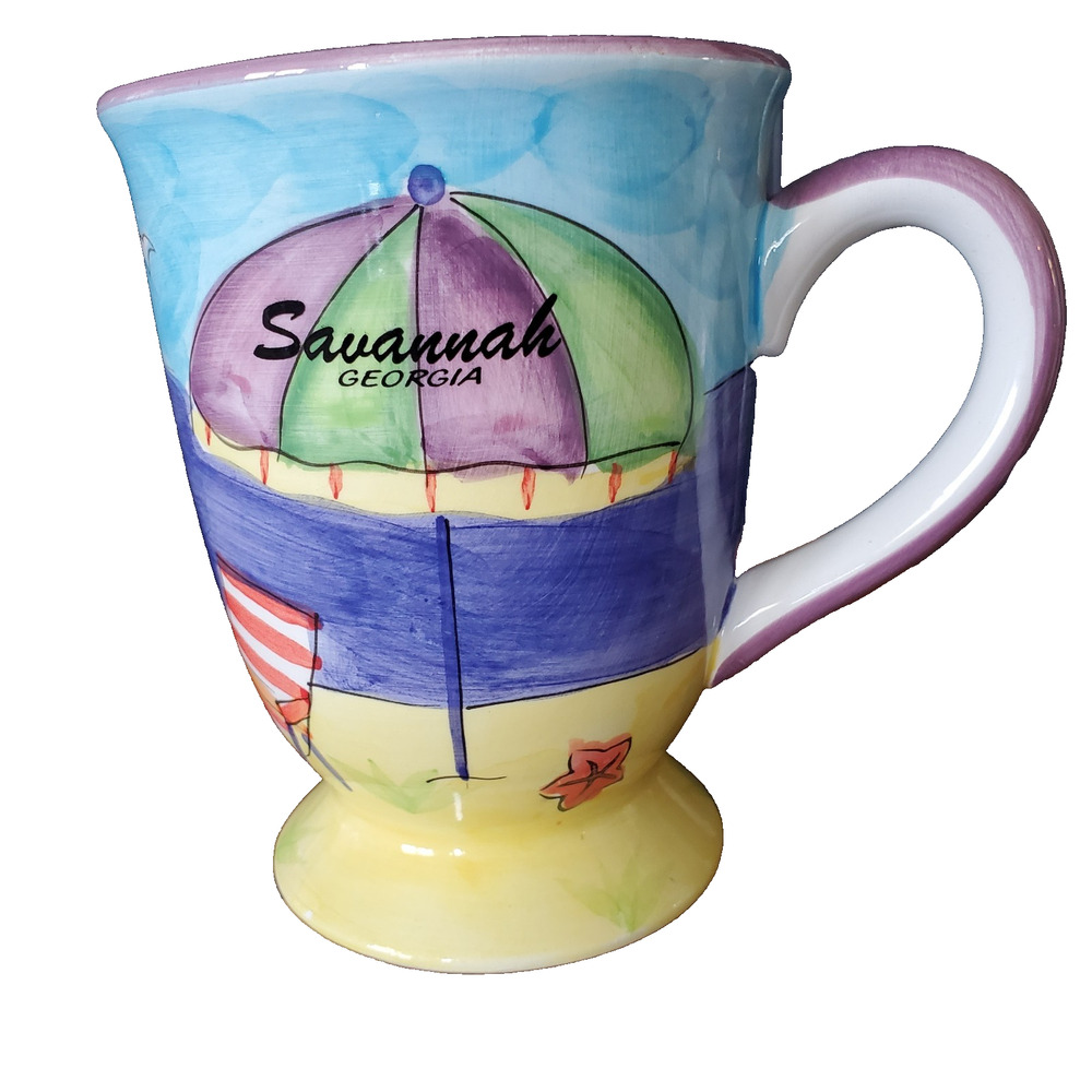 Vintage American Gift Collector Series Savannah Georgia Coffee/Tea Mug Painted